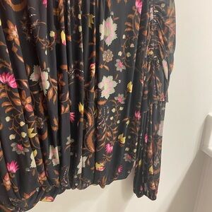 Free People Black and Cream Knit Dress